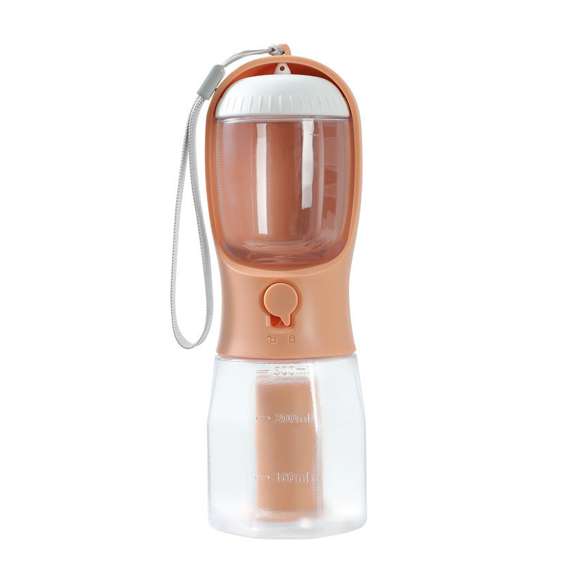 Dog Water Cup Drinking Food Garbage Bag Three-in-one Portable Small Multi-functional Pet Cups Pets Supplies - Addy Mart
