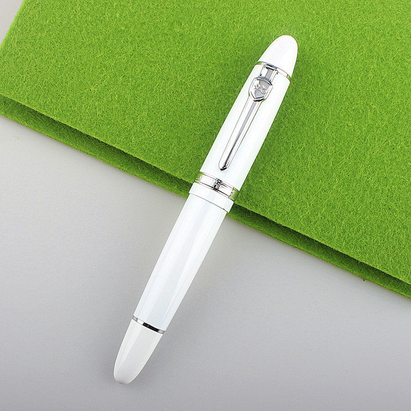 Business Office Metal Signature Signed Pearl Round Beads Neutral Ball Pen - Addy Mart