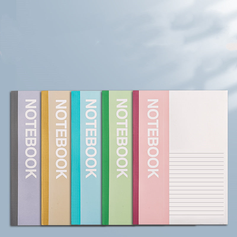Notebook Simple College Students Use Notebook B5 Thickened A5 Diary Homework Exercise Book A4 Super Thick Business Work Record Office Supplies Stationery Soft Copy Wholesale - Addy Mart
