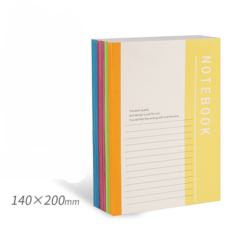 Notebook Simple College Students Use Notebook B5 Thickened A5 Diary Homework Exercise Book A4 Super Thick Business Work Record Office Supplies Stationery Soft Copy Wholesale - Addy Mart