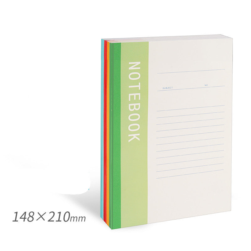 Notebook Simple College Students Use Notebook B5 Thickened A5 Diary Homework Exercise Book A4 Super Thick Business Work Record Office Supplies Stationery Soft Copy Wholesale - Addy Mart