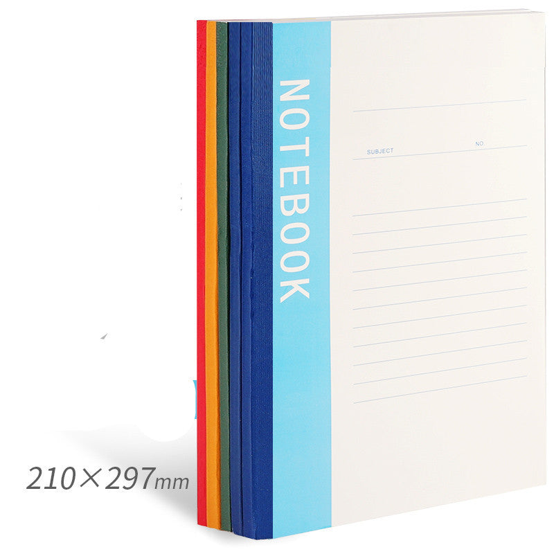 Notebook Simple College Students Use Notebook B5 Thickened A5 Diary Homework Exercise Book A4 Super Thick Business Work Record Office Supplies Stationery Soft Copy Wholesale - Addy Mart