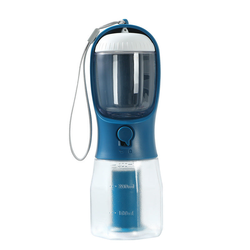 Dog Water Cup Drinking Food Garbage Bag Three-in-one Portable Small Multi-functional Pet Cups Pets Supplies - Addy Mart