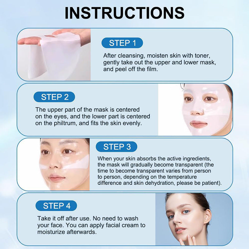 Face Mask Shrink Pore Moisturizing Refreshing Brightening Firming Lift Nourish Skin Care Deep Hydration Moisturizer - Addy Mart