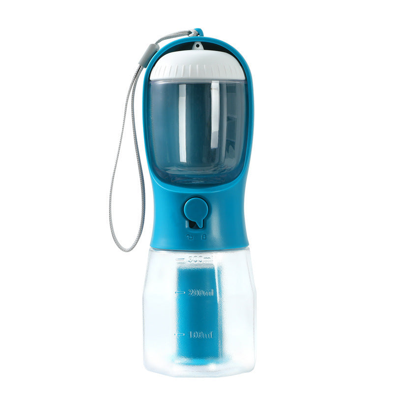 Dog Water Cup Drinking Food Garbage Bag Three-in-one Portable Small Multi-functional Pet Cups Pets Supplies - Addy Mart