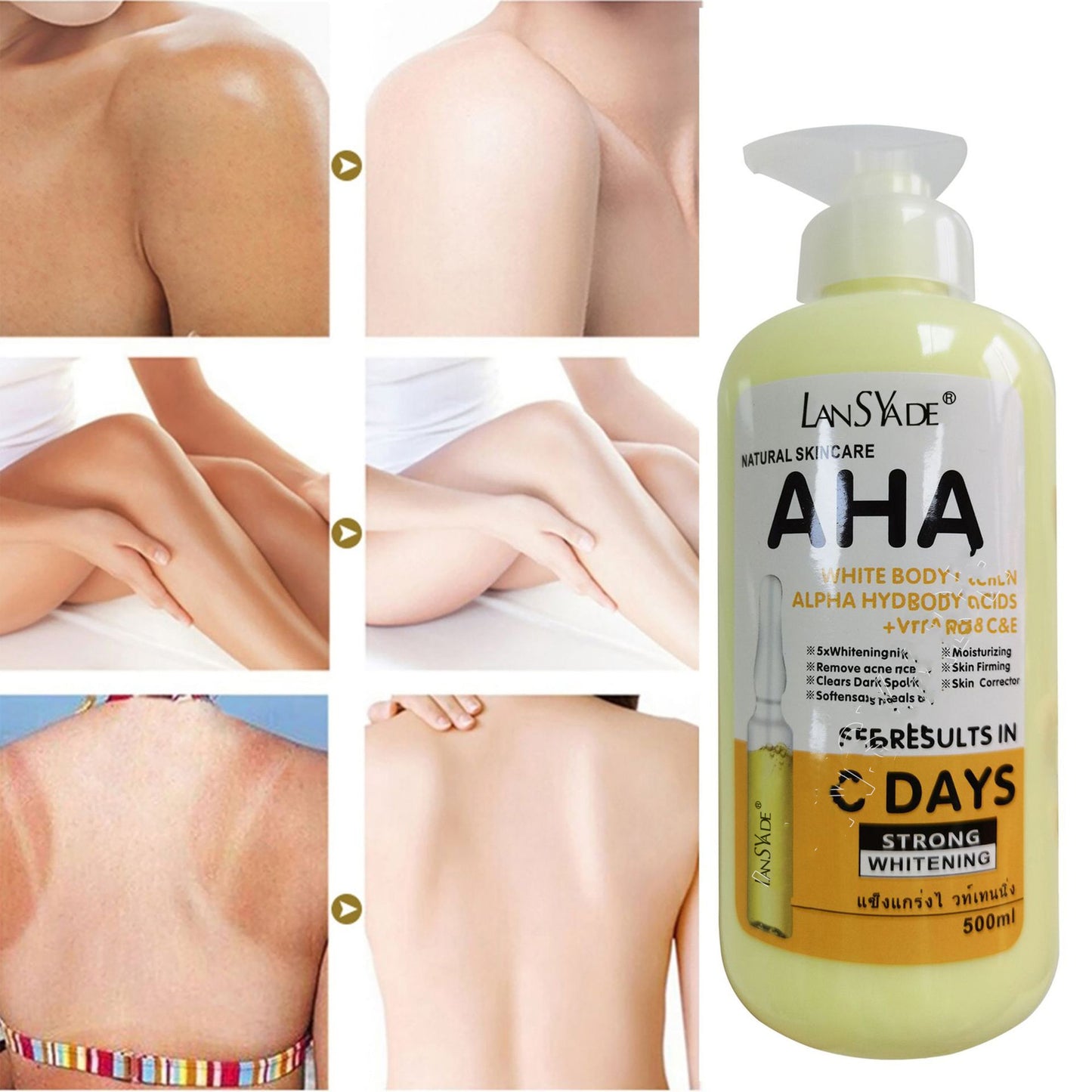 Tartaric Acid VC Lotion VE Skin Beauty Brightening Lotion 500ml Moisturizing Moisturizer - Addy Mart