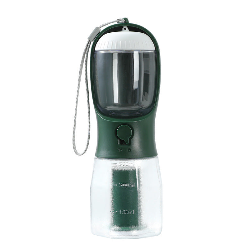 Dog Water Cup Drinking Food Garbage Bag Three-in-one Portable Small Multi-functional Pet Cups Pets Supplies - Addy Mart