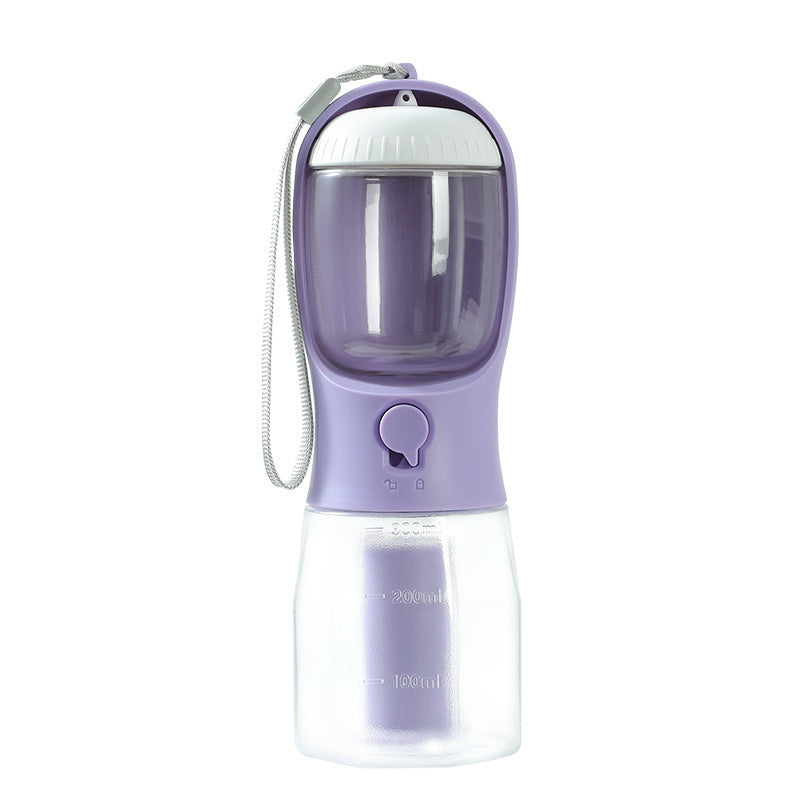 Dog Water Cup Drinking Food Garbage Bag Three-in-one Portable Small Multi-functional Pet Cups Pets Supplies - Addy Mart