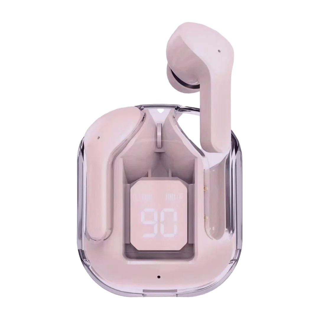 Bluetooth Earbuds - Transparent Space Capsule Design - Addy Mart