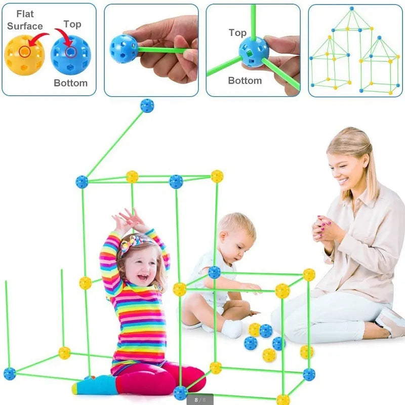 Kids Ultimate Fort Builder Kit - Addy Mart