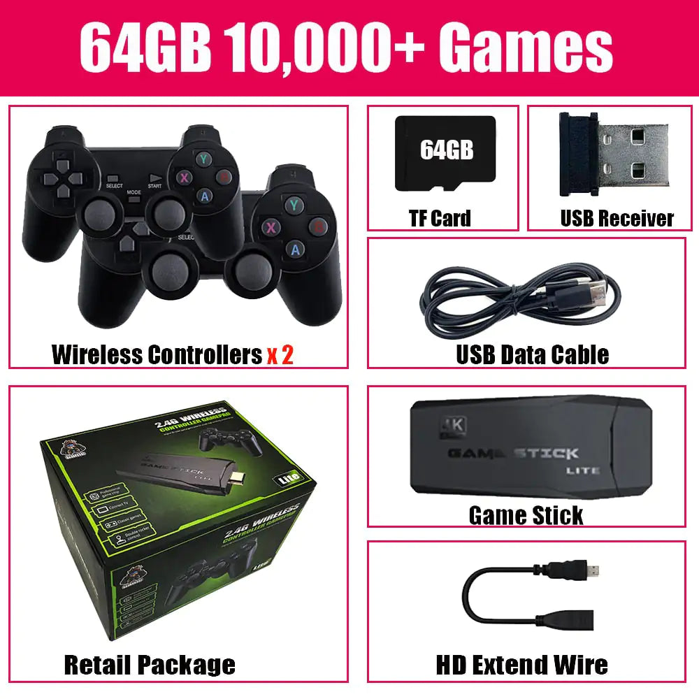 HD Video Game Stick Console - Just Plug and Play! - Addy Mart