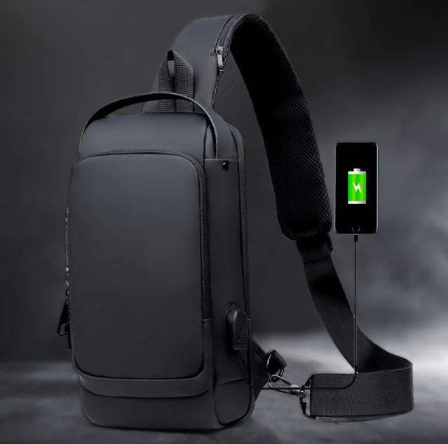 Sac Bandoulière Anti-Vol Intelligent - Addy Mart