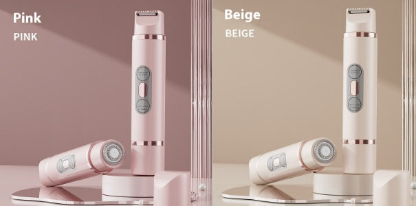 Dual-Head Electric Shaver Painless Women's Epilator Bikini Hair Removal Device Automatic Hair Trimmer Underarm Facial Lips Leg - Addy Mart