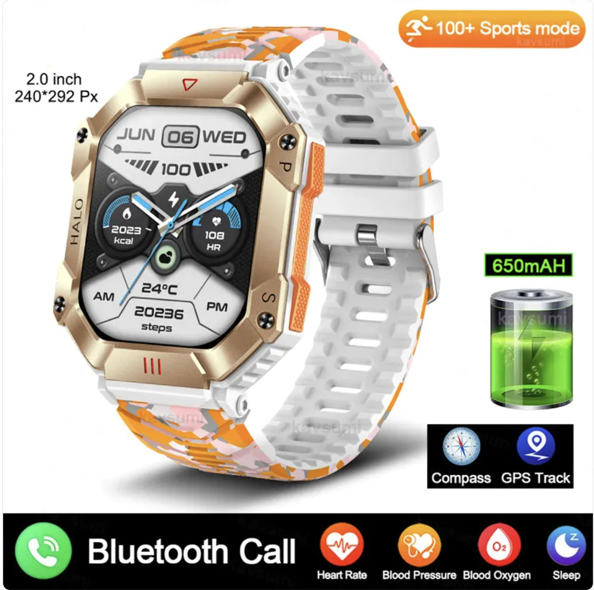 New Women's Android GPS Fitness Smartwatch - Addy Mart