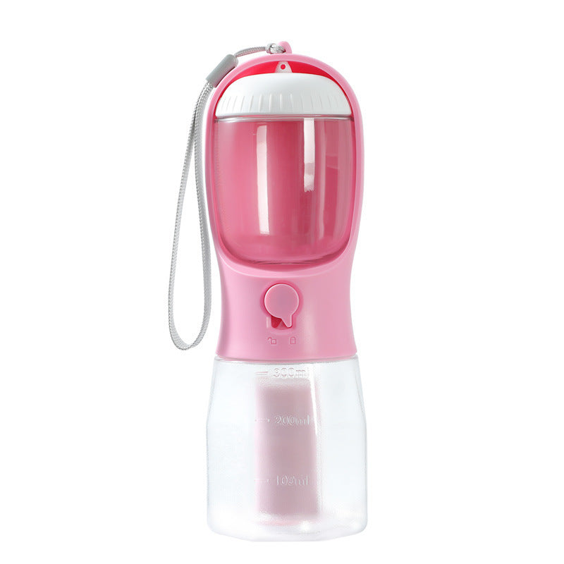Dog Water Cup Drinking Food Garbage Bag Three-in-one Portable Small Multi-functional Pet Cups Pets Supplies - Addy Mart