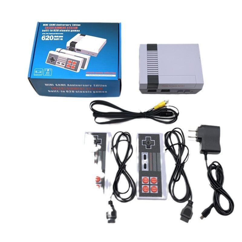 NES Game Console 8-bit Nostalgic 80 S Retro FC NES 620 TV Mini Game Host - Addy Mart