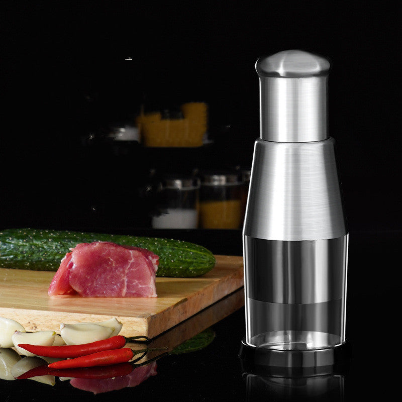 Garlic Crusher Onion Chopper Multipeler Vegetables Chopper Manual Garlic Press Machine Garlic Squeezer Kitchen Gadget - Addy Mart