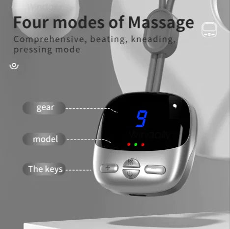 Mini Heated Neck & Shoulder Massager - Addy Mart