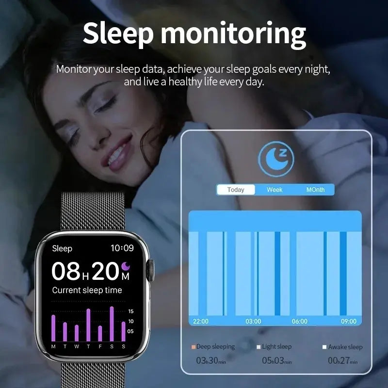 Men's Sport Smartwatch Bluetooth GPS Health Monitoring - Addy Mart