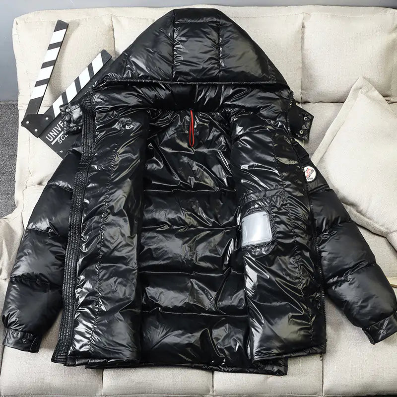 Glossy Duck Down Winter Jackets - Addy Mart