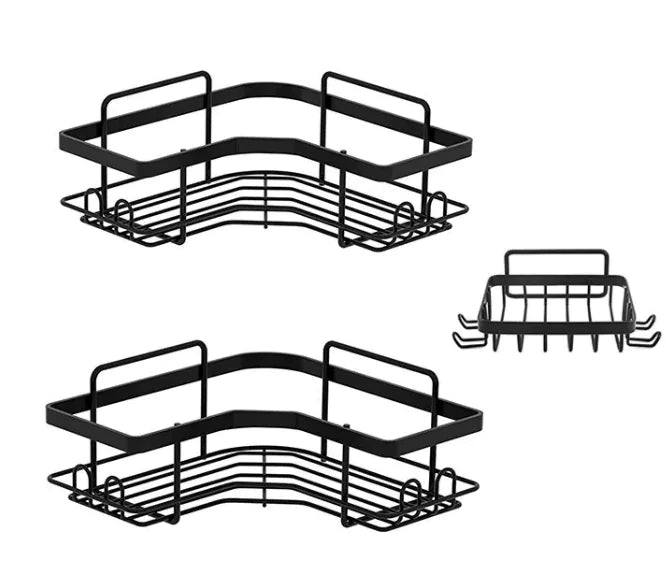 Iron Triangle Bathroom Storage Rack Set - Addy Mart