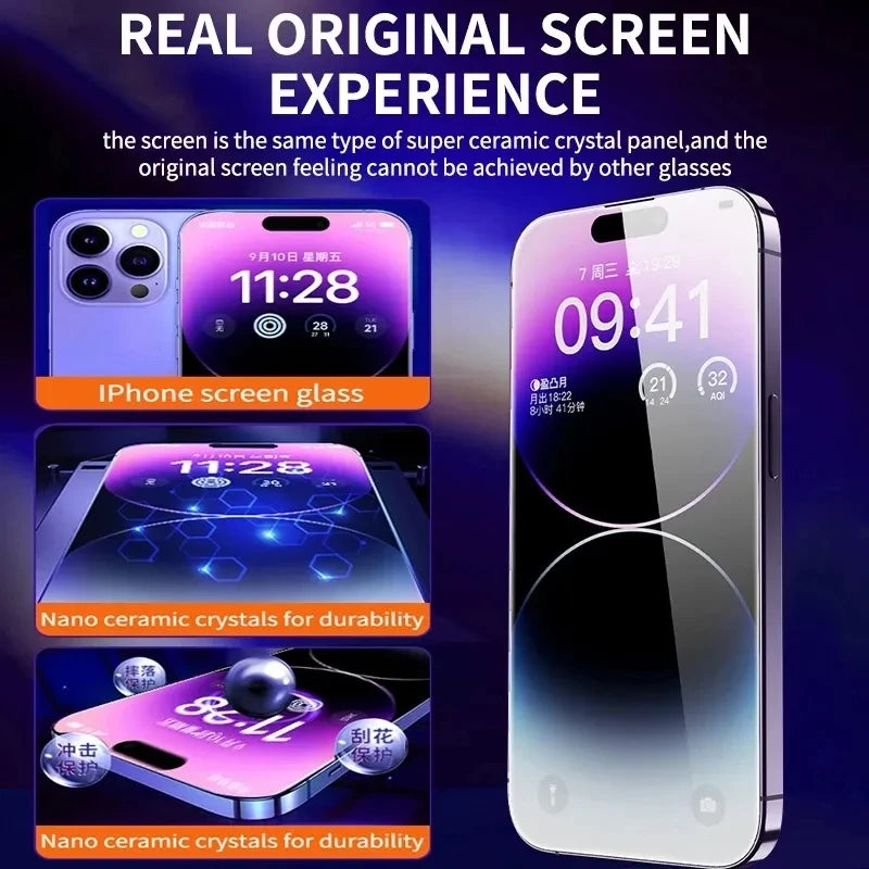 2PC 8K Oleophobic Privacy Screen Protector for iPhone - High Quality - Addy Mart