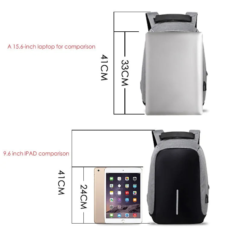 Laptop Backpack USB Charging - Addy Mart