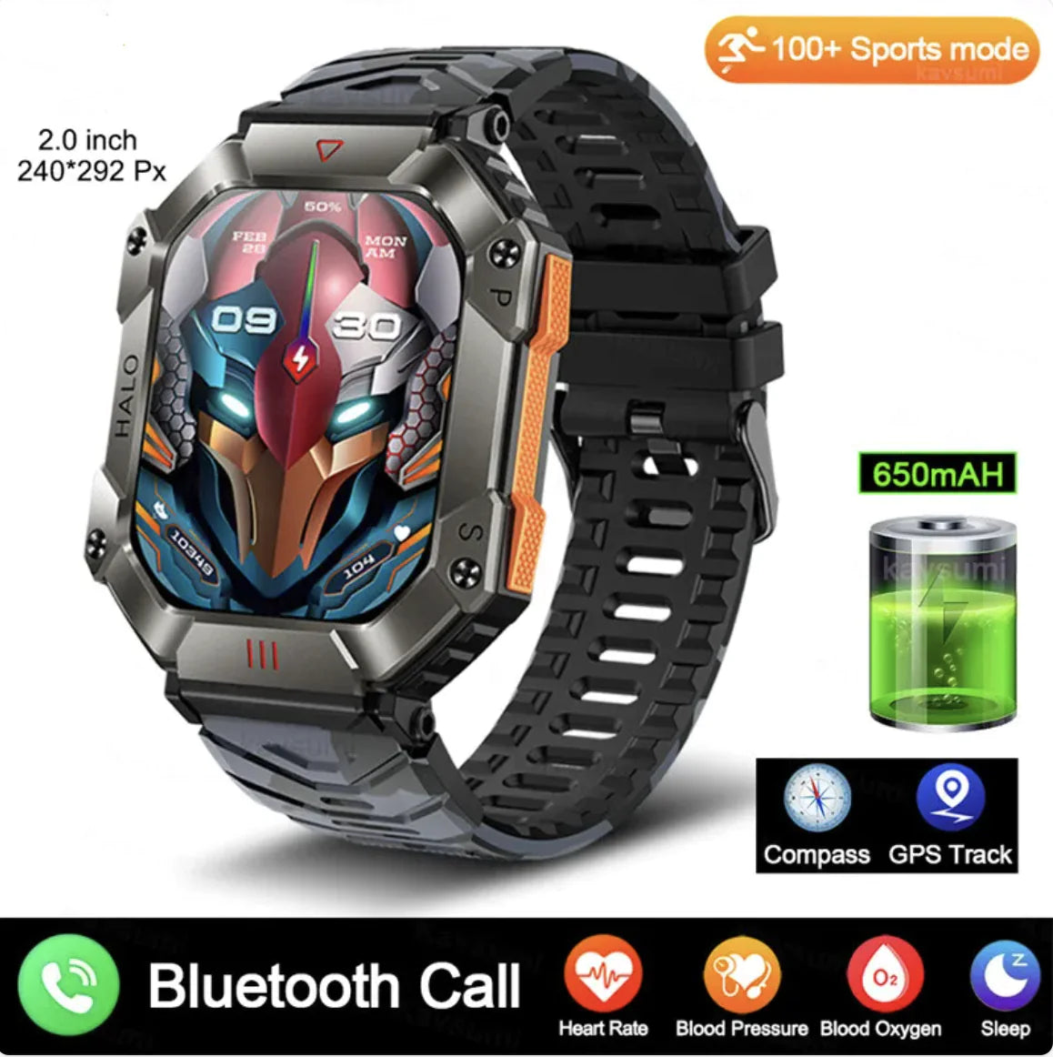 New Women's Android GPS Fitness Smartwatch - Addy Mart
