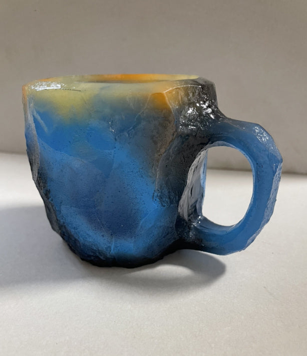 400ml Resin Mineral Crystal Coffee Mugs With Handles Elegant Fake Mineral Crystal Cup For Workplace Home Decor Christmas Gift Kitchen Gadgets - Addy Mart
