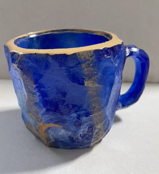 400ml Resin Mineral Crystal Coffee Mugs With Handles Elegant Fake Mineral Crystal Cup For Workplace Home Decor Christmas Gift Kitchen Gadgets - Addy Mart