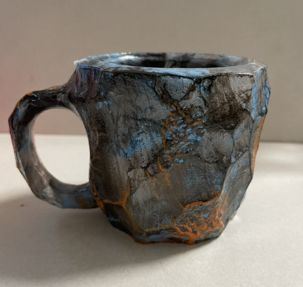 400ml Resin Mineral Crystal Coffee Mugs With Handles Elegant Fake Mineral Crystal Cup For Workplace Home Decor Christmas Gift Kitchen Gadgets - Addy Mart