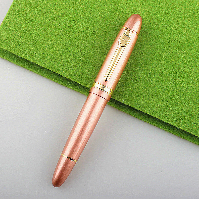 Business Office Metal Signature Signed Pearl Round Beads Neutral Ball Pen - Addy Mart