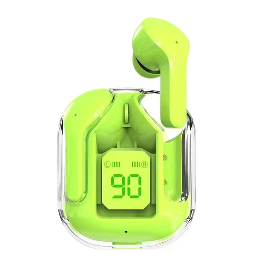 Bluetooth Earbuds - Transparent Space Capsule Design - Addy Mart