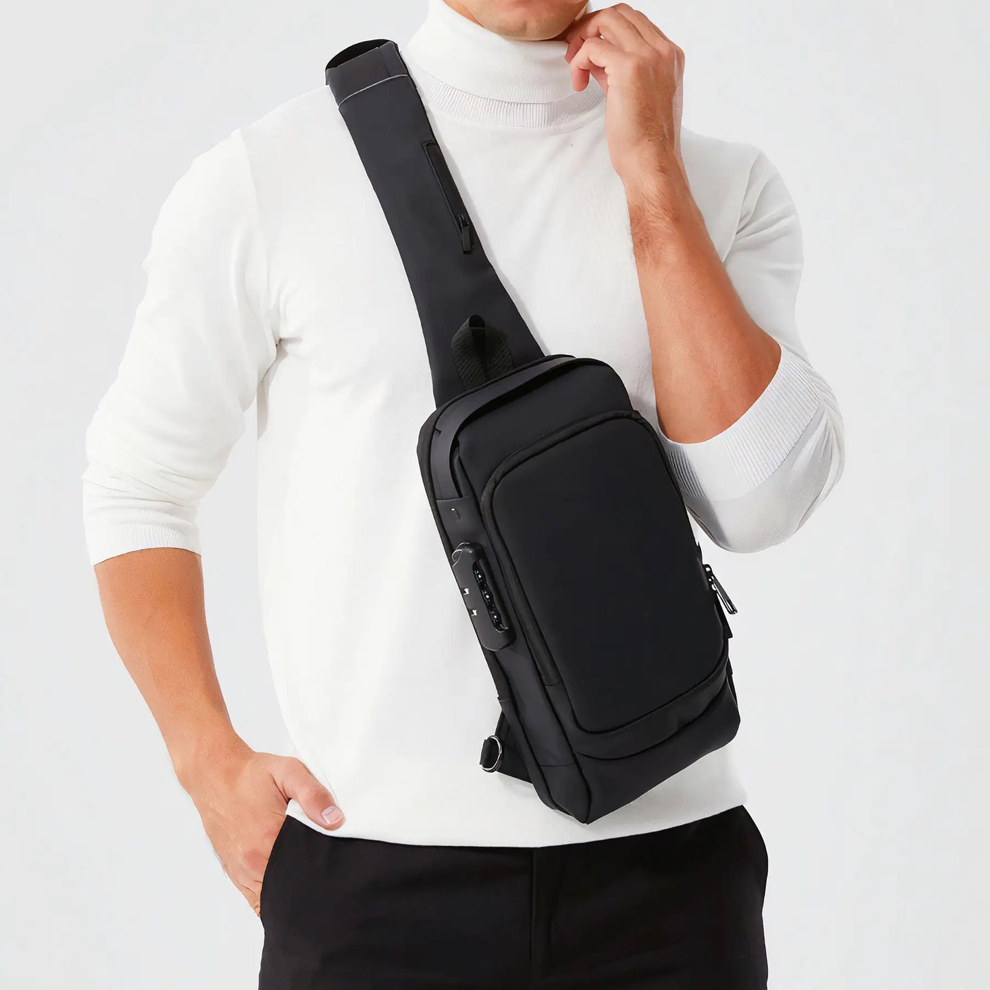 Sac Bandoulière Anti-Vol Intelligent - Addy Mart