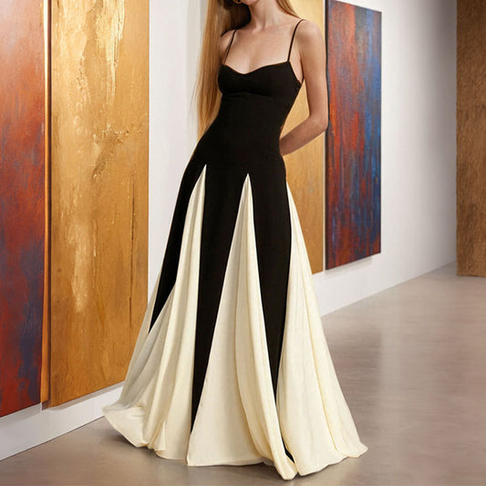 Women's Clothing Backless Slim Fit Elegant Dress - Addy Mart